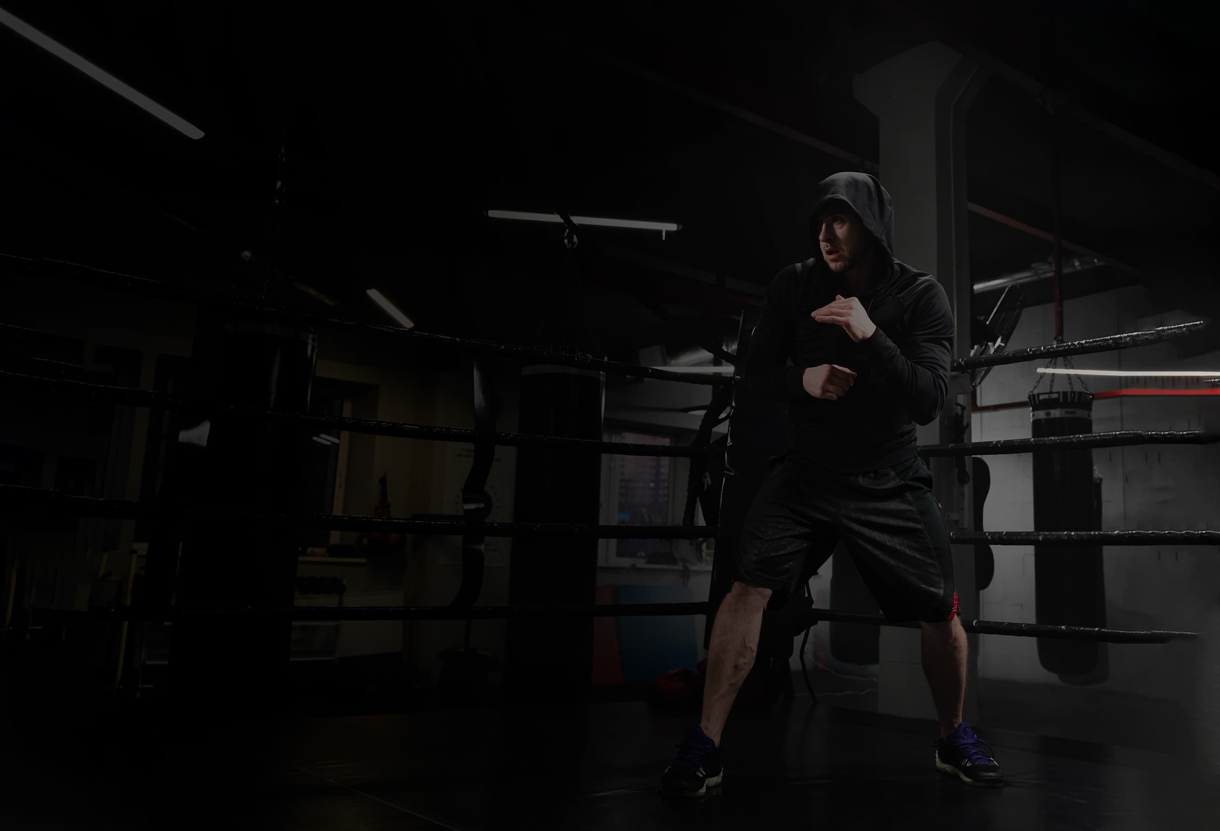 Aula particular de boxe na academia Boxe Real, Porto Alegre