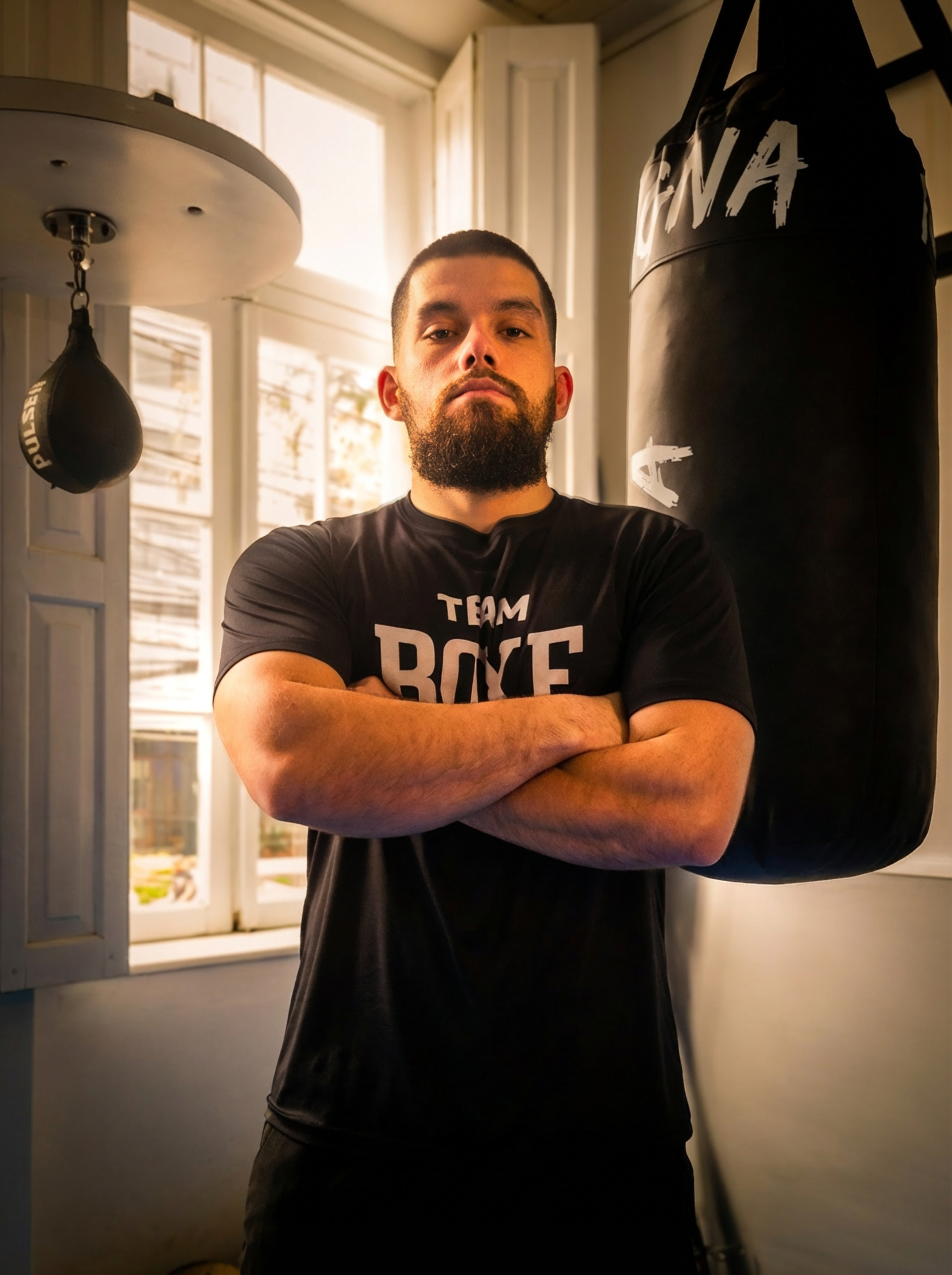 Vinicius Santos, professor da Boxe Real